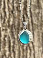 "RESERVED FOR MARY" ~ Japanese Fan Sea Glass Necklace