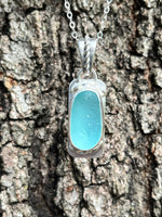 Blue Lagoon Sea Glass Necklace