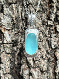 Blue Lagoon Sea Glass Necklace