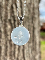 "RESERVED FOR MARY" ~ Japanese Fan Sea Glass Necklace