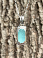 Blue Lagoon Sea Glass Necklace