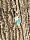 Blue Lagoon Sea Glass Necklace