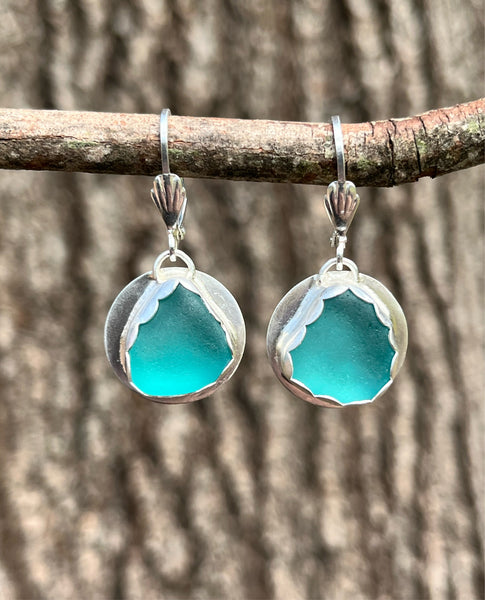 Caribbean Love Sea Glass Earrings